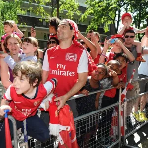 Arsenal Football Club: Celebrating Victory in Islington, 2014 Arsenal Football Club: Celebrating Victory in Islington, 2014