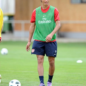 Arsenal Football Club: Marouane Chamakh at Pre-Season Training, Austria 2010