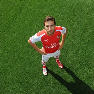 Arsenal Football Club: Mathieu Flamini at 2014-15 First Team Photocall, Emirates Stadium