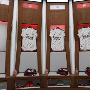 Arsenal Football Club: Pre-Match Focus in the Changing Room before FA Community Shield (2020-21) vs Liverpool
