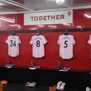 Arsenal Football Club: Pre-Match Huddle in Crystal Palace's Selhurst Park (Premier League 2022-23)