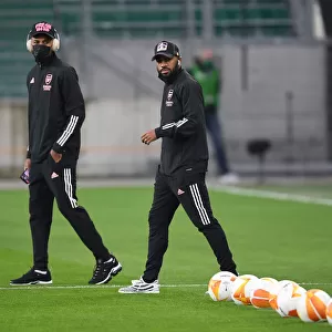 Arsenal Forwards Aubameyang and Lacazette Prepare for Rapid Vienna Clash in Europa League
