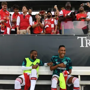 Arsenal Forwards Lacazette and Aubameyang Ready for Colorado Rapids Clash (2019-20)