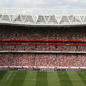 Goleiere dell'Arsenal Manuel Almunia allo stadio di Emirates