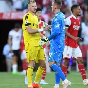 Arsenal Goalkeeper Showdown: Ramsdale vs. Leno in Intense Arsenal vs. Fulham Clash (2022-23) Arsenal Goalkeeper Showdown: Ramsdale vs. Leno in Intense Arsenal vs. Fulham Clash (2022-23)