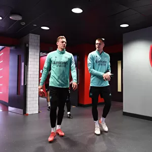 Arsenal Goalkeepers Leno and Hein Pre-Match: Arsenal vs Crystal Palace, Premier League 2021-22