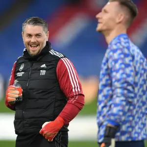 Arsenal Goalkeeping Coach Terry Mason Ahead of Crystal Palace vs Arsenal (April 2022)