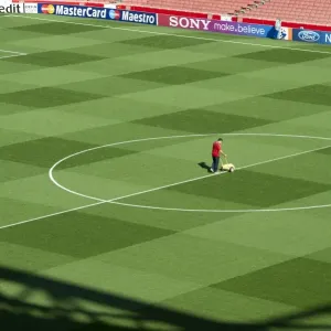 Emirates Stadium Pitch Preparation Print Emirates Stadium Pitch Preparation Print