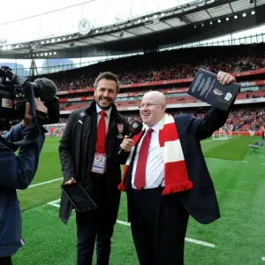 Arsenal Half Time: Fan Interview with Matt Lucas at Emirates Stadium Arsenal Half Time: Fan Interview with Matt Lucas at Emirates Stadium