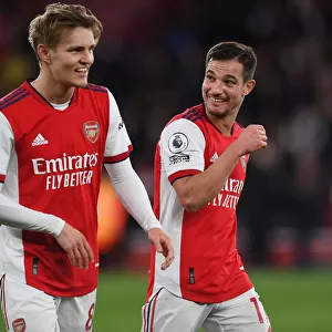 Arsenal: Heartwarming Moment Between Odegaard and Soares After Arsenal vs. Leicester City (2021-22)