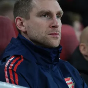 Arsenal Interim Assistant Coach Per Mertesacker Against Brighton & Hove Albion in Premier League, Emirates Stadium, London, 2019 Arsenal Interim Assistant Coach Per Mertesacker Against Brighton & Hove Albion in Premier League, Emirates Stadium, London, 2019