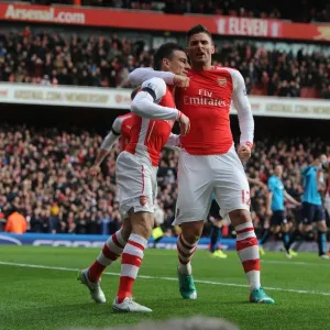 Arsenal: Koscielny and Giroud's Unforgettable Goal Celebration vs Stoke City (2014-15)