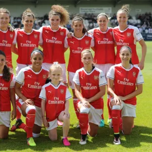 Arsenal Ladies. Arsenal Ladies 2: 0 Notts County. WSL Divison One. Meadow Park. Borehamwood