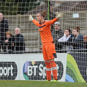 Arsenal Ladies and Notts County Ladies Battle in FA Cup Quarterfinal: Sari van Veenendaal's Dramatic Performance