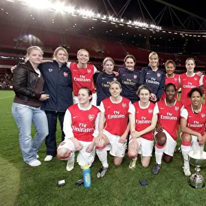 Arsenal Ladies with the Premier League
