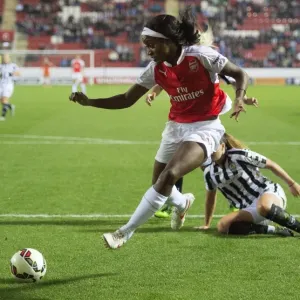 Arsenal Ladies Triumph in FA WSL Continental Cup Final: Chioma Ubogagu Scores the Decisive Goal vs. Notts County (1/11/2015)