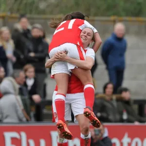 Arsenal Ladies Van de Donk and O'Reilly: Unstoppable Goal Scoring Duo Celebrates in FA Cup Clash Against Tottenham Hotspur Ladies