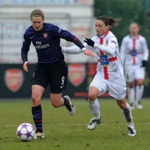 Arsenal Ladies vs. ASD Torres CF: Ellen White vs. Daniela Stracchi in UEFA Women's Champions League Quarterfinals Arsenal Ladies vs. ASD Torres CF: Ellen White vs. Daniela Stracchi in UEFA Women's Champions League Quarterfinals