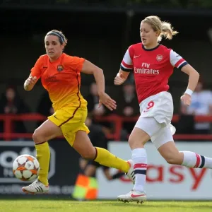 Arsenal Ladies vs. Barcelona: Ellen White vs. Melisa Nicolau in UEFA Women's Champions League Clash Arsenal Ladies vs. Barcelona: Ellen White vs. Melisa Nicolau in UEFA Women's Champions League Clash