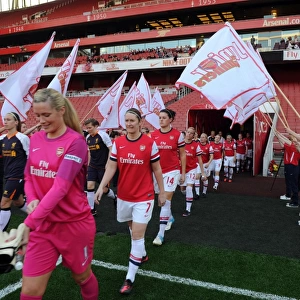 Arsenal Ladies vs. Liverpool LFC: 0-4 Win for Liverpool - Guard of Honor at Emirates Stadium (Women's Super League, 7/5/13)