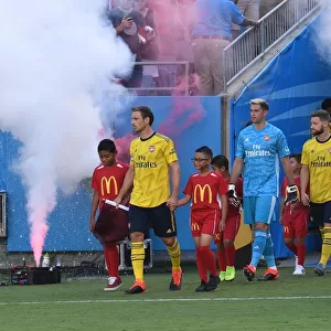 Arsenal Lead Out Against Fiorentina in 2019 International Champions Cup, Charlotte