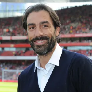 Arsenal Legend Robert Pires at Arsenal vs West Bromwich Albion, Premier League 2013-14 Arsenal Legend Robert Pires at Arsenal vs West Bromwich Albion, Premier League 2013-14