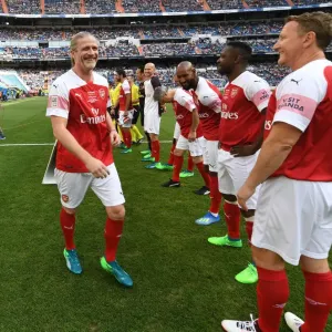 Arsenal Legends Battle Real Madrid Print Arsenal Legends Battle Real Madrid Print