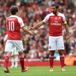 Arsenal Legends: Rosicky and Pires Square Off against Real Madrid Legends