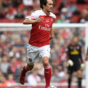 Arsenal Legends vs Real Madrid Legends: A Clash of Football Icons - Rosicky Shines at Emirates Stadium
