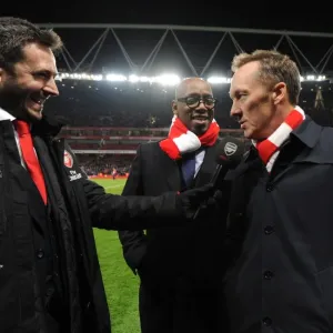 Arsenal Legends Wright and Dixon Reunite at Half-Time: Arsenal vs Leicester City, Premier League 2015 Arsenal Legends Wright and Dixon Reunite at Half-Time: Arsenal vs Leicester City, Premier League 2015