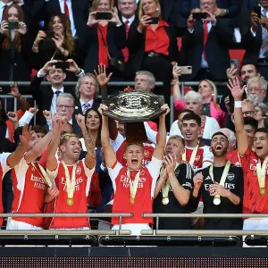 Arsenal Lift the Community Shield: Manchester City vs Arsenal, 2023-24 Arsenal Lift the Community Shield: Manchester City vs Arsenal, 2023-24