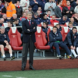 Arsenal manager Arsene Wenger. Arsenal 0: 1 Newcastle United, Barclays Premier League