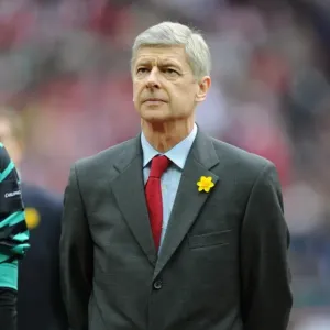 Arsenal manager Arsene Wenger. Arsenal 1: 2 Birmingham City, Carling Cup Final Arsenal manager Arsene Wenger. Arsenal 1: 2 Birmingham City, Carling Cup Final