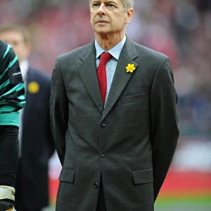Arsenal manager Arsene Wenger. Arsenal 1: 2 Birmingham City, Carling Cup Final