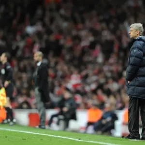 Arsenal manager Arsene Wenger. Arsenal 2: 2 Barcelona, UEFA Champions League