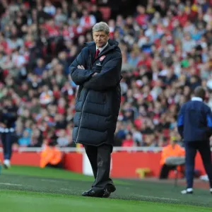 Arsenal manager Arsene Wenger. Arsenal 2: 3 West Bromwich Albion, Barclays Premier League