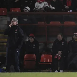 Arsenal manager Arsene Wenger and assistant Pat Rice. Leyton Orient 1: 1 Arsenal Arsenal manager Arsene Wenger and assistant Pat Rice. Leyton Orient 1: 1 Arsenal