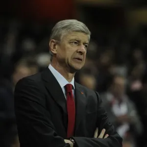 Arsenal manager Arsene Wenger before the Barclays Premier League match between Arsenal Arsenal manager Arsene Wenger before the Barclays Premier League match between Arsenal