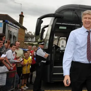 Arsenal manager Arsene Wenger. Barnet 0: 4 Arsenal, Pre season friendly
