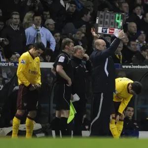 Arsenal manager Arsene Wenger. Leeds United 1: 3 Arsenal, FA Cup 3rd Round Replay