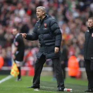 Arsenal manager Arsene Wenger during the match