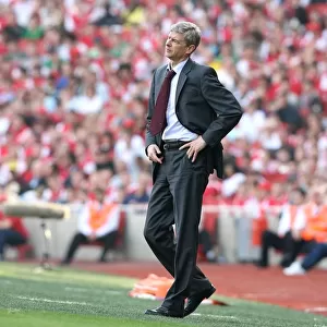 Arsenal manager Arsene Wenger during the match