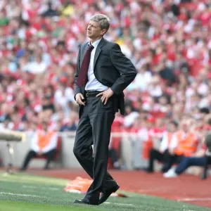 Arsenal manager Arsene Wenger during the match