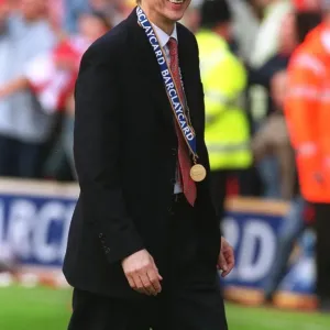 Arsenal manager Arsene Wenger after the match. Arsenal 4: 3 Everton, F. A