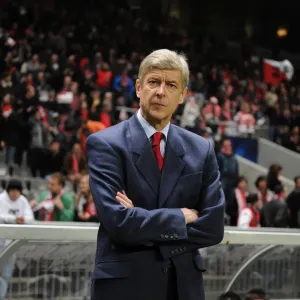 Arsenal manager Arsene Wenger. SC Braga 2: 0 Arsenal, UEFA Champions League Arsenal manager Arsene Wenger. SC Braga 2: 0 Arsenal, UEFA Champions League