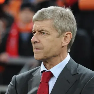 Arsenal manager Arsene Wenger. Shakhtar Donetsk 2: 1 Arsenal, UEFA Champiojns League