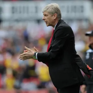 Arsenal manager Arsene Wenger. Stoke City 3: 1 Arsenal, Barclays Premier League