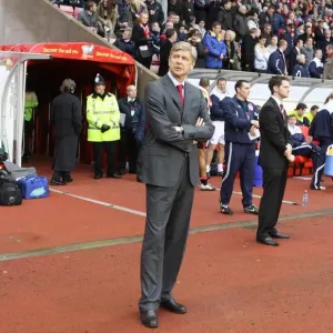 Arsenal manager Arsene Wenger. Sunderland 1: 0 Arsenal, Barclays Premier League