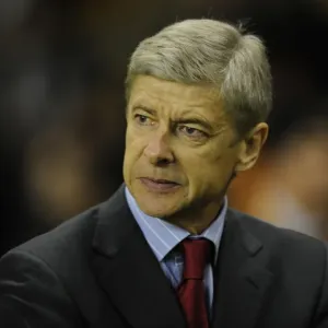 Arsenal manager Arsene Wenger. Wolverhampton Wanderers 0: 2 Arsenal, Barclays Premier League
