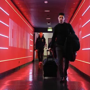 Arsenal Manager Mikel Arteta Arrives at Emirates Stadium Ahead of Arsenal vs. Brentford Premier League Clash, London 2023 Arsenal Manager Mikel Arteta Arrives at Emirates Stadium Ahead of Arsenal vs. Brentford Premier League Clash, London 2023
